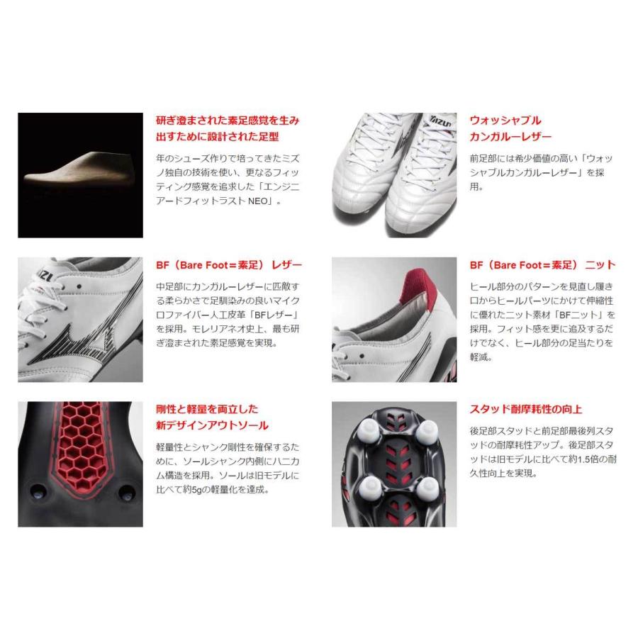 Mizuno ミズノ P1gc80 モレリアネオiii Japan サッカースパイク モレリア3 ホワイト スタッド 取替え Ino Spcsp Proshop Sportec 通販 Yahoo ショッピング
