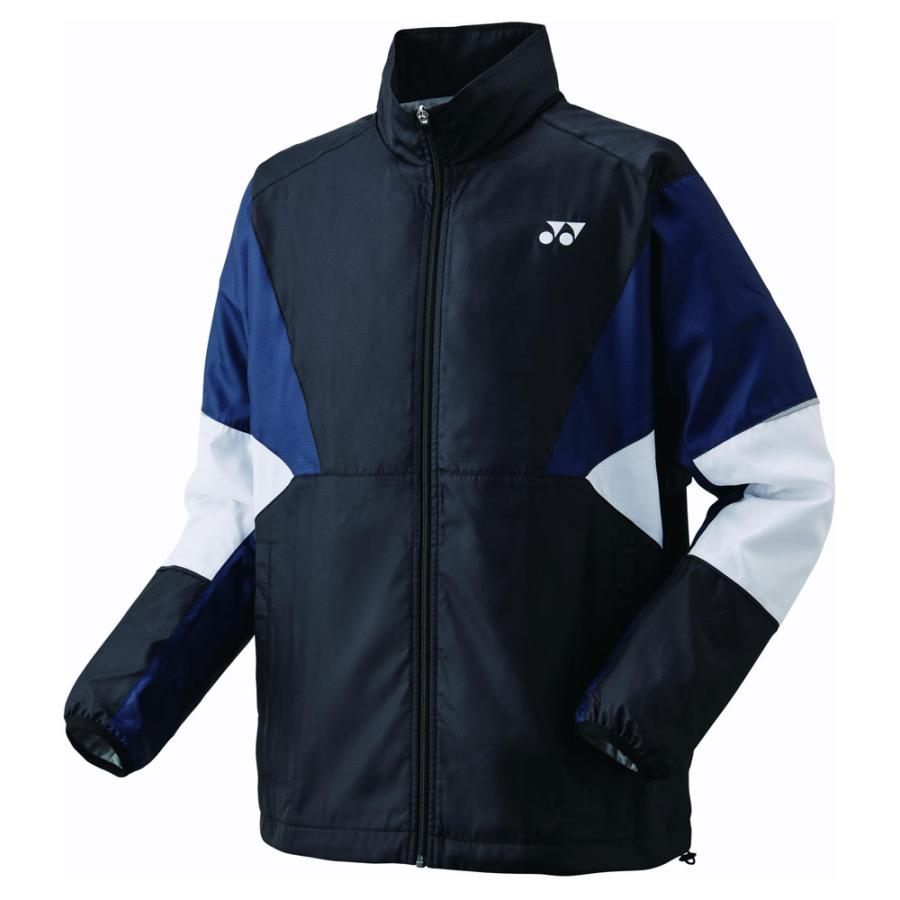 未使用 ヨネックス 裏地付ウィンドウォーマー上下 70105/80105 M 黒 YONEX YONEX(ヨネックス) 70105 ユニ裏地付ウィンドウォーマーシャツ