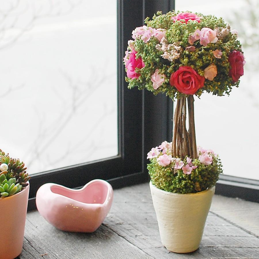 誕生日プレゼント お祝い 誕生日 花 ドライフラワー トピアリー 開店祝い 新築祝い 引っ越し祝い 出産祝い インテリア雑貨 キャンディトピアリー L Kalsw 花ギフト専門店 パラボッセ 通販 Yahoo ショッピング