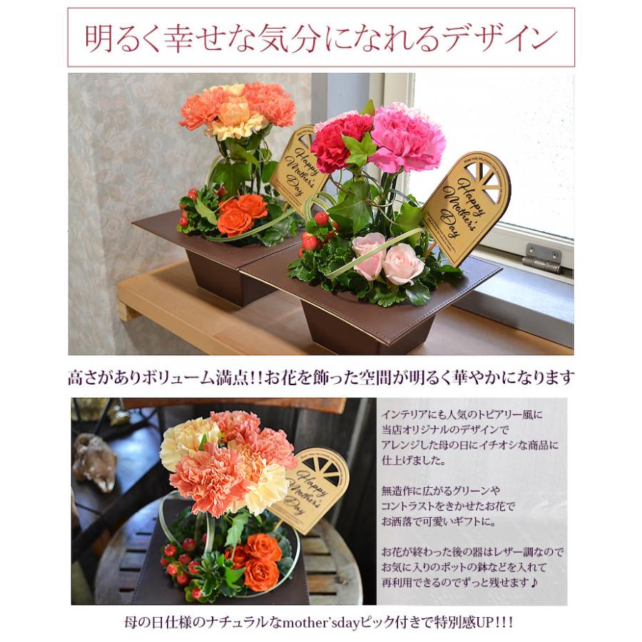 母の日 ギフト 花 生花 母の日限定 トピアリー アレンジ