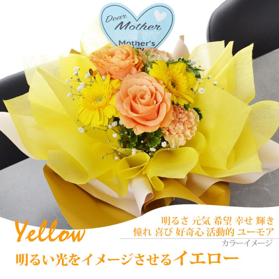 母の日 ギフト カーネーション プレゼント 母の日プレゼント 花 そのまま飾れる花束  (ハッピーブーケ)　スタンディングブーケ 自立する花束 生花 花瓶不要 |  | 09