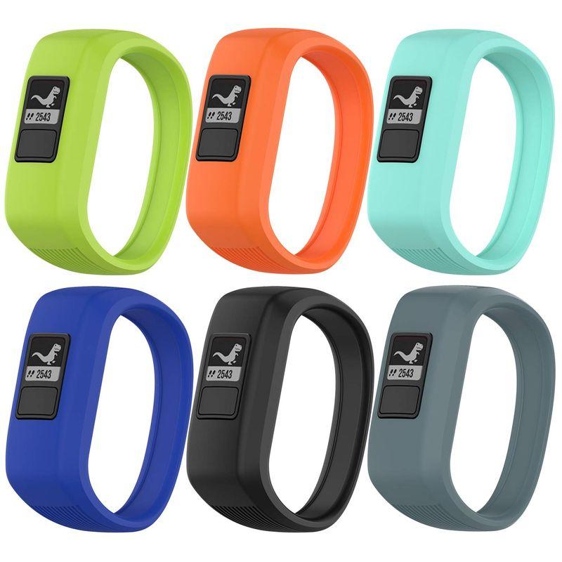 Cinturino Di Ricambio Per Garmin Vivofit Jr 2 / JR / Vivofit 3 – Adatto A Bambini, Taglia Piccola, Morbido Silicone TPE, Colorato, Fibbia Acciaio, Regolabile 11,6-15,7 Cm