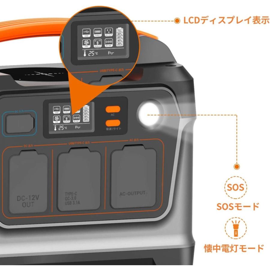 アイパー Aiper ポータブル電源 85860mAh/309Wh キャンプ パナソニック製電池採用 蓄電池｜parcel｜04