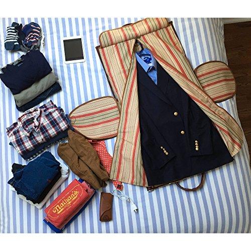 お値下げ 茶色のフルグレインレザーを使用したCenzo Garment Duffle Travel Bag Suitcase 【TMF1181206038】(42453円)