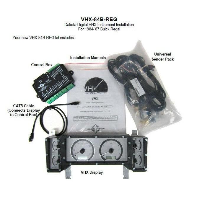 「人气商品」 Dakota Digital 84 -87ビュイック・リーガルグランドナショナルアナログダッシュゲージ黒合金ブルーVHX-84 B-REG-K-B 【R4211192114】(151352円)