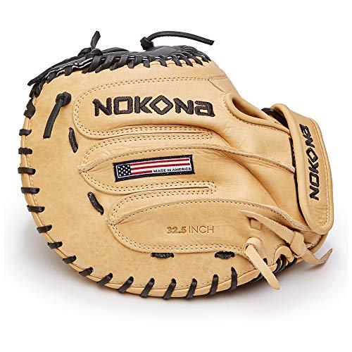 【２点セット】 ノコナSKNファストピッチソフトボールキャッチャーミット32.5右投げ 【ZY1830768367】(65799円)