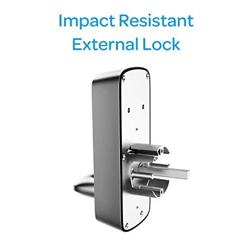 新春SALE！ ULTRALOQレバー、ブリッジ付WiFiスマートロック、強力5 in 1キーレスエントリードアロック、キーパッドと音声ガイド付指紋ロック、玄関・自宅・オフィス用ス 【6384691496】(22947円)