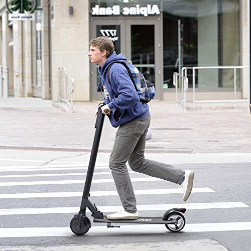 匿名配送 10代から大人向けSuperrioポータブル電動スクーター250 W充電式折りたたみスクーター (黒) 【CEG1306114923】(46943円)