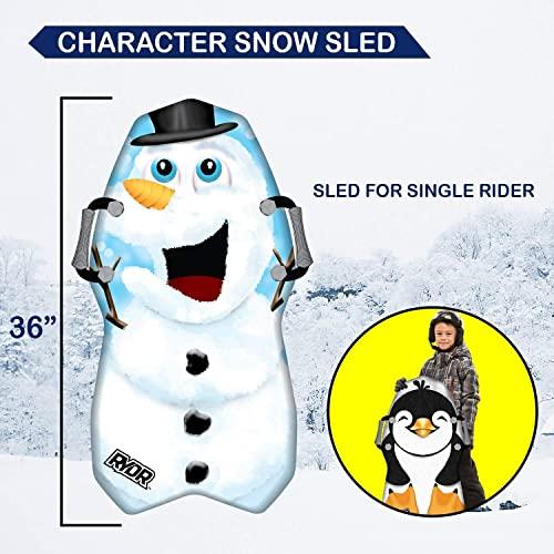 【限定品】 RYDR 36インチクラシックスノースライダーソリ-キッズ冬用フォームソリ滑降トボガン冬用ソリプラスチックそりボード極フォーム子供用ヘビーデューティレーサ 【N2603633087】(14949円)