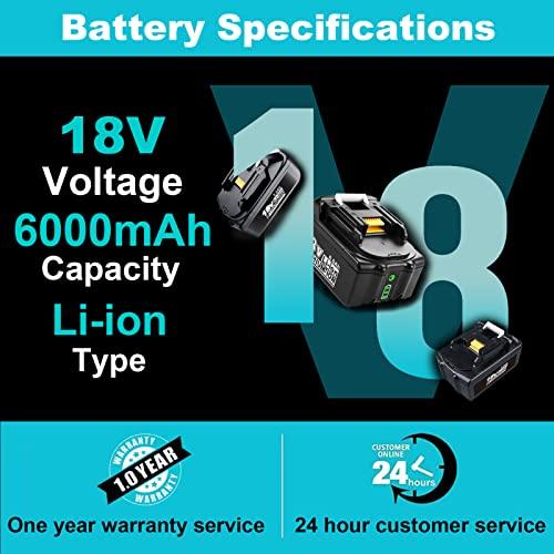 VANTTECH 2 Pack BL 1850 B 18 V 5.0 Ahマキタ電池用交換&DC 18 RC 18 V 6 A急速充電器マキタ18 V電池対応BL 1850 B BL 1860 B BL 1840 BL 1830 BL 1835 BL BL RC VANTTECH Pack Ahマキタ電池用交換&DC A急速充電器マキタ18 V電池対応BL LXT