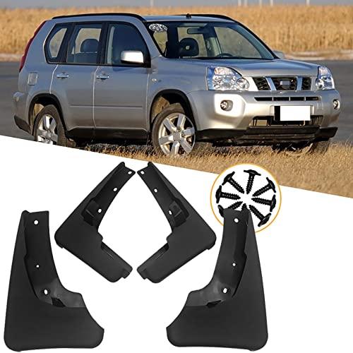 日産エクストレイルT 31 20082013に対応したオートモーティブスプラッシュガード後付けアクセサリー4点、ホイールタイヤフラップ