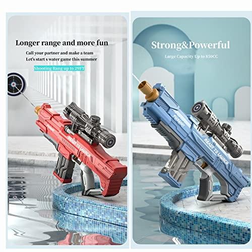 正規品 JCWHオートフィル水鉄砲、電池式ウォーターブラスター、電動水鉄砲、大容量長距離強力&PWater Toys Beach Sand Outdoor Swimming Pool用の強力な 【Y2668748948】(15323円)