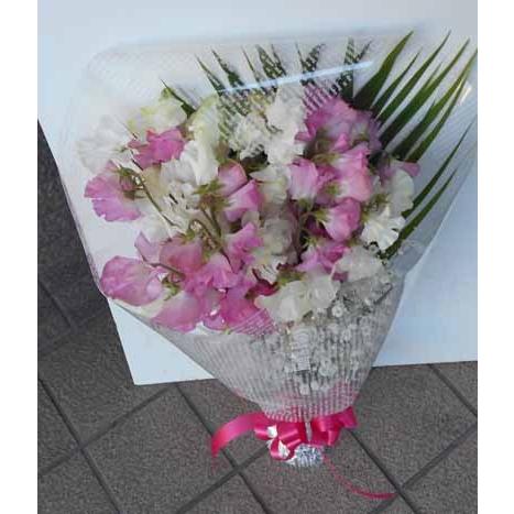 スイートピー30本の花束 プレゼントギフト 誕生日プレゼント