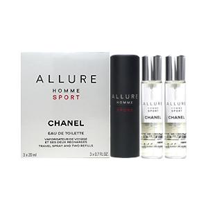 香水 シャネル CHANEL アリュール オム スポーツ EDT SP 20ml×3本