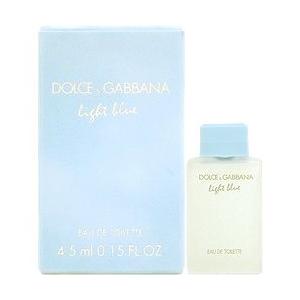 【22日P10・最大1,000円offクーポン】香水 ドルチェ＆ガッバーナ DOLCE＆GABBANA D&G ライトブルー EDT BT 4.5ml お試し ミニボトル  フレグランス｜parfumearth