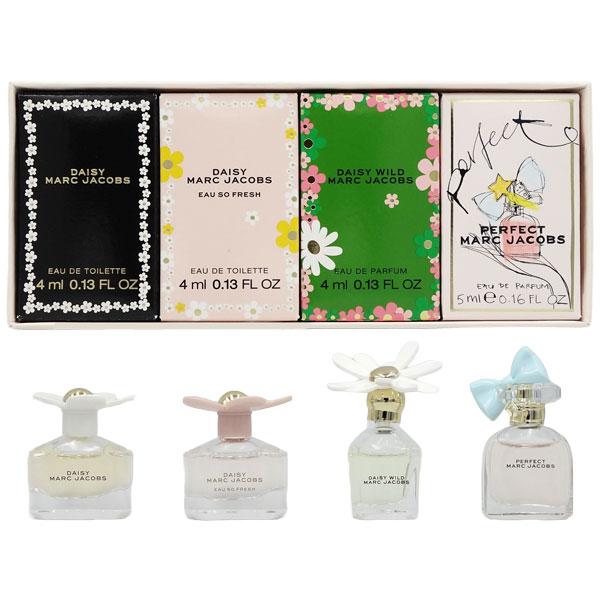 MARC JACOBS 香水 ミニチュアセット 4種 マークジェイコブス MARC JACOBS ミニチュア コレクション (4ml×3+5ml