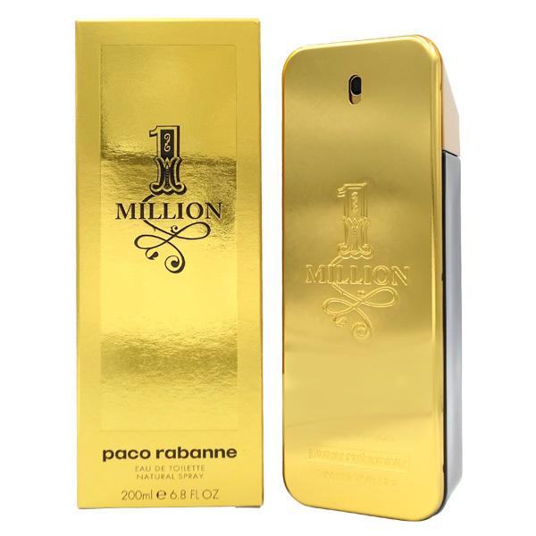 【最大1000円offクーポン】香水 パコ ラバンヌ PACO RABANNE ワンミリオン EDT SP 200ml 【送料無料】【メンズ