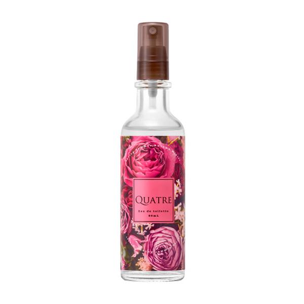 【最大1,000円offクーポン】香水 キャトル QUATRE ローズ EDT SP 80ml ROSE 日比谷花壇監修 送料無料【レディース】 フレグランス ギフト｜parfumearth｜02