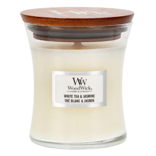 【最大1,000円offクーポン】香水 ウッドウィック WoodWick ジャー (S) ホワイトティー＆ジャスミン アロマキャンドル
