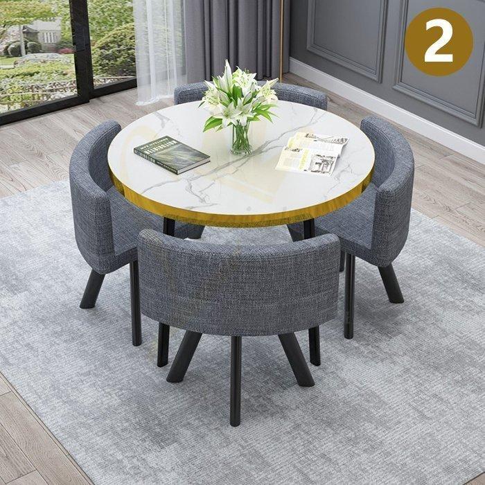 26【新品未使用】 大理石柄の様な 丸型デザイン 応接セット 会議用テーブル ミーティングテーブル 会議机 商談役員簡易応接 会議用 集会用 【Q1234369169】(44365円)