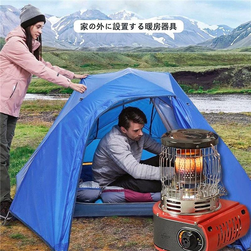 ポイント 5％釣りガスヒーター 1台2役 小さなスペースヒーター