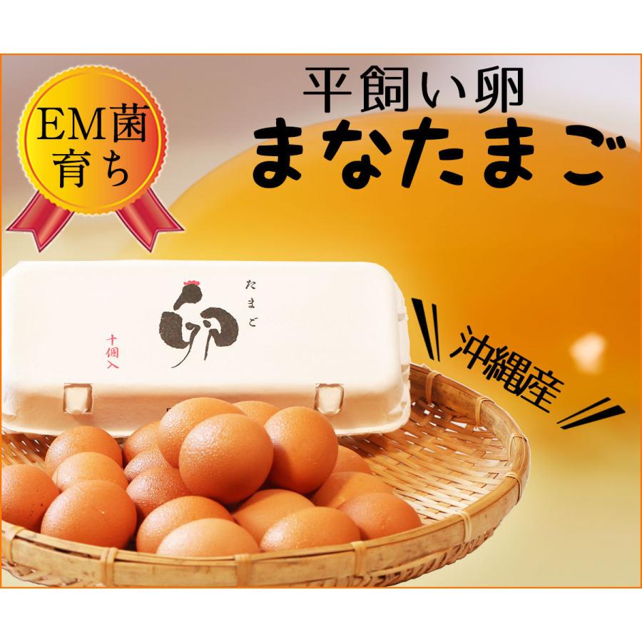 沖縄産 平飼い卵 30個 まなたまご 人気の採れたて卵を産地直送で通販お取り寄せ 自然農園にてem菌育ちの高級卵 日本