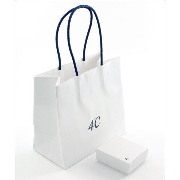 4℃ 0.07ctダイヤモンド イエローゴールドネックレス ヨンドシー ラッピング無料