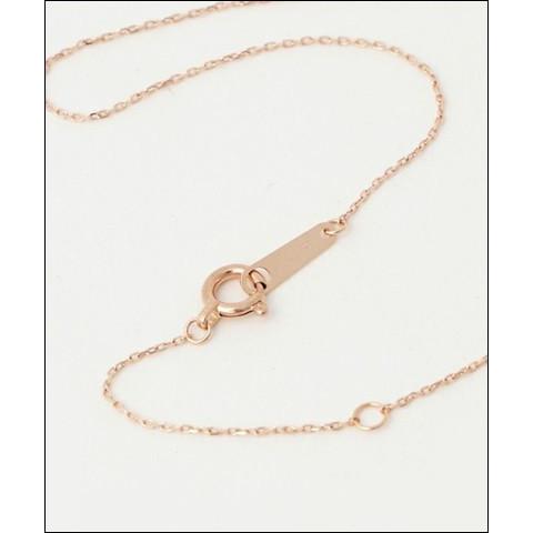 ４℃ 12月誕生石 K10ピンクゴールドネックレス ラッピング無料_1
