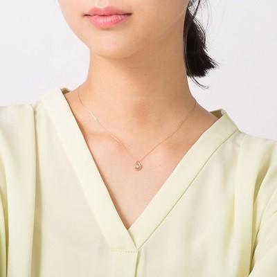 【送料無料】【ラッピング無料】ヨンドシー ネックレス K18ピンクゴールド 6月誕生石 4℃の画像
