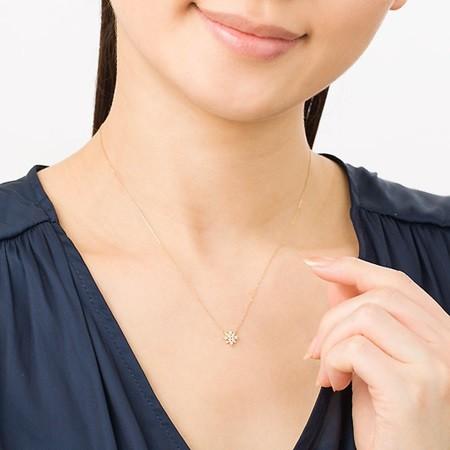 【送料無料】【ラッピング無料】ヨンドシー ネックレス スターモチーフ K10イエローゴールド 4℃_1