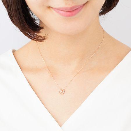 【送料無料】【ラッピング無料】ヨンドシー ネックレス　K10　ピンクゴールド 4℃_1