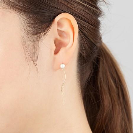 【送料無料】【ラッピング無料】ヨンドシー ピアス　K10　イエローゴールド 4℃_1