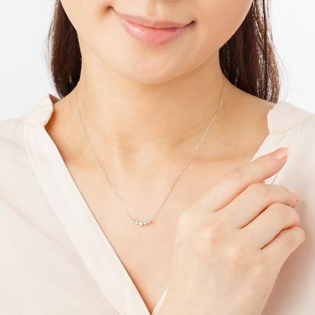 4℃（ヨンドシー） カナルヨンドシー Canal 4℃ ネックレス K18ホワイト