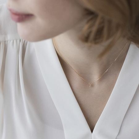 最終値下げ canal 4℃ K10 ダイヤモンド ゴールド ネックレス カナルヨンドシー Canal 4℃ K10イエローゴールド ネックレス