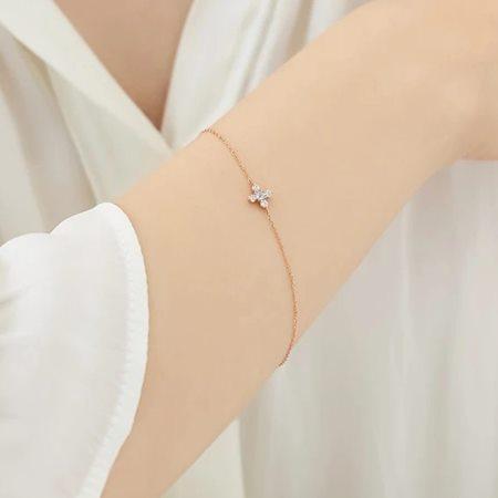 【送料無料】【ラッピング無料】カナルヨンドシー Canal 4℃ カナル4℃ 限定 3月誕生石 K10ピンクゴールド ブレスレット アクアマリン_3