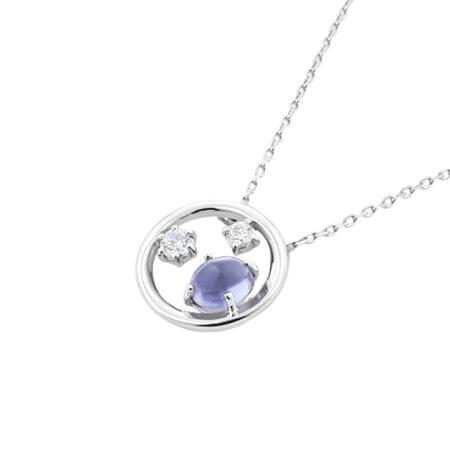 【送料無料】【ラッピング無料】カナルヨンドシー Canal 4℃ カナル4℃ Spring Collection シルバー ネックレス アイオライト_1