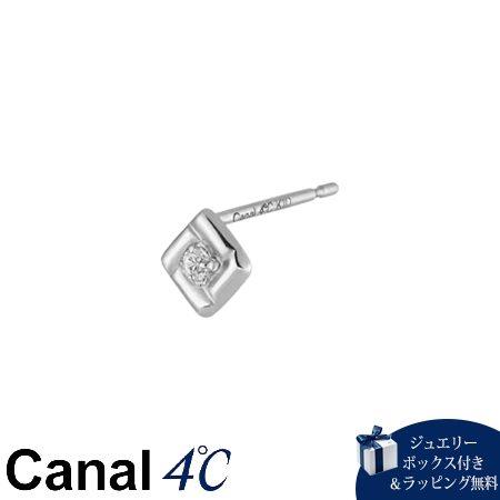 Canal4℃（カナルヨンドシー） カナル4℃ ピアス 片耳用 K10ホワイト