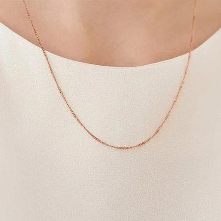 カナルヨンドシー Canal 4℃ カナル4℃ チェーンネックレス シルバー スクリュー レディース_4