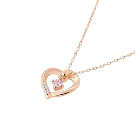 CANAL 4℃（カナルヨンドシー） カナル4℃ ネックレス K10 ピンク 