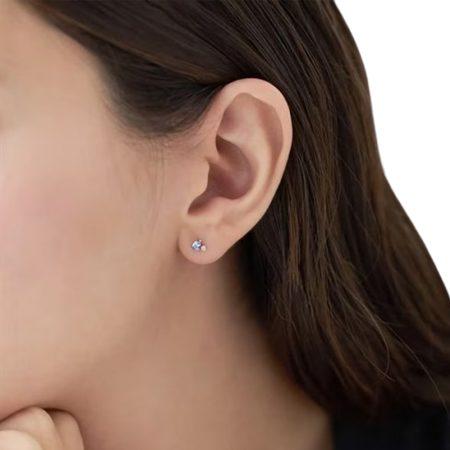 CANAL 4℃（カナルヨンドシー） カナル4℃ ピアス 12月誕生石 K10ピンク