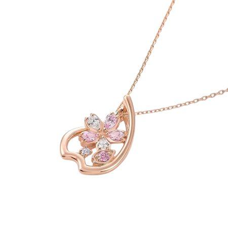 CANAL 4℃（カナルヨンドシー） カナル4℃ ネックレス シルバー 桜