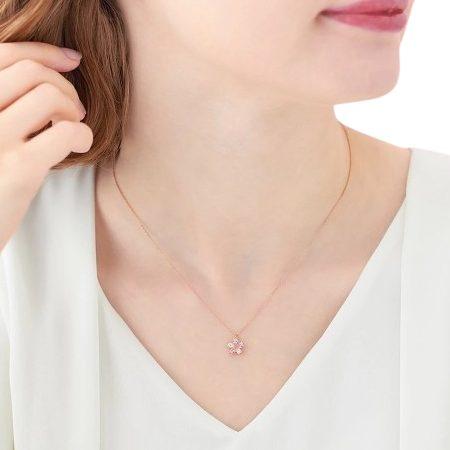 CANAL 4℃（カナルヨンドシー） カナル4℃ ネックレス シルバー 桜