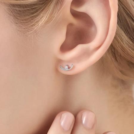 CANAL 4℃（カナルヨンドシー） カナル4℃ ピアス K10ホワイトゴールド
