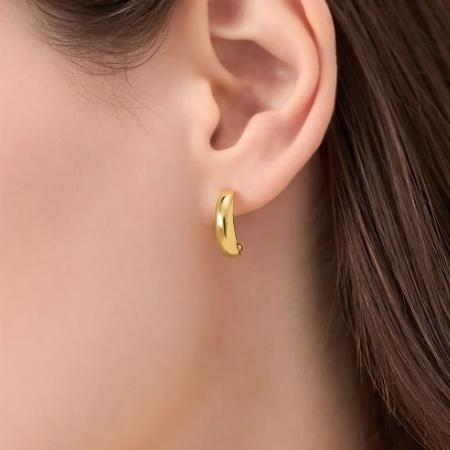 カナルヨンドシー Canal 4℃ カナル4℃ ピアス シルバー EARFLOW フープ シンプル 定番  レディースの画像