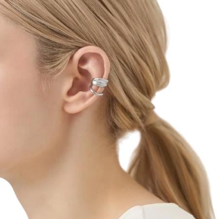カナルヨンドシー Canal 4℃ カナル4℃ イヤーカフ 左耳用 シルバー EARFLOW ボリューミー シンプル  レディースの画像