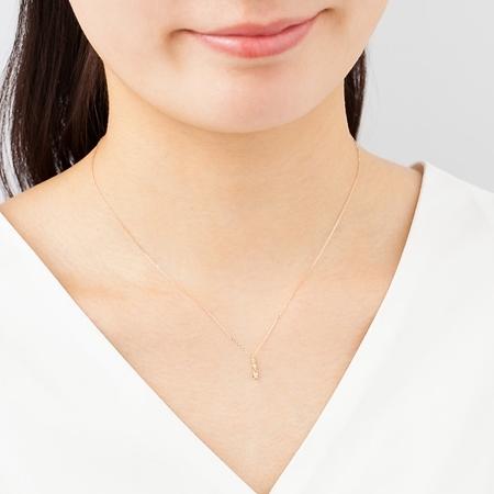 【送料無料】【ラッピング無料】ヨンドシー 4℃ K10ピンクゴールド ネックレス ダイヤモンド_2