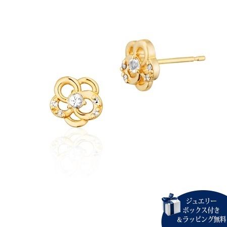【送料無料】【ラッピング無料】ヨンドシー 4℃ ピアス K18イエローゴールド ピアス トパーズ ダイヤモンド