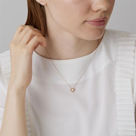 ヨンドシー 4℃ シルバー ネックレス ピンクゴールドコーティング 