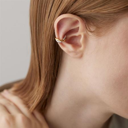 大人気★４℃ Noble of Water シルバー イヤーカフ/片耳用★上品 4℃ 【送料無料】【ラッピング無料】ヨンドシー 【Noble of Water