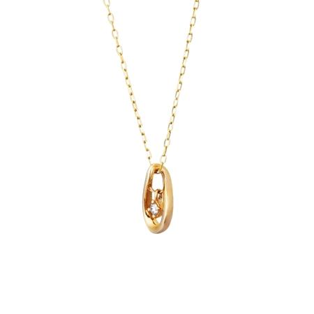 【送料無料】【ラッピング無料】ヨンドシー 4℃ EAU DOUCE４℃ アクセサリー K10イエローゴールド ネックレス ダイヤモンド_1